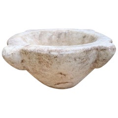 19th Century Italian Marble Mortar