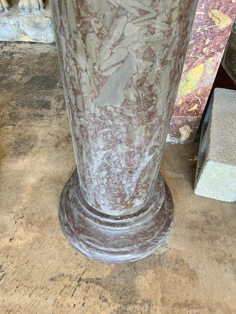 19th Century Italian Marble Pedestal For Sale at 1stDibs