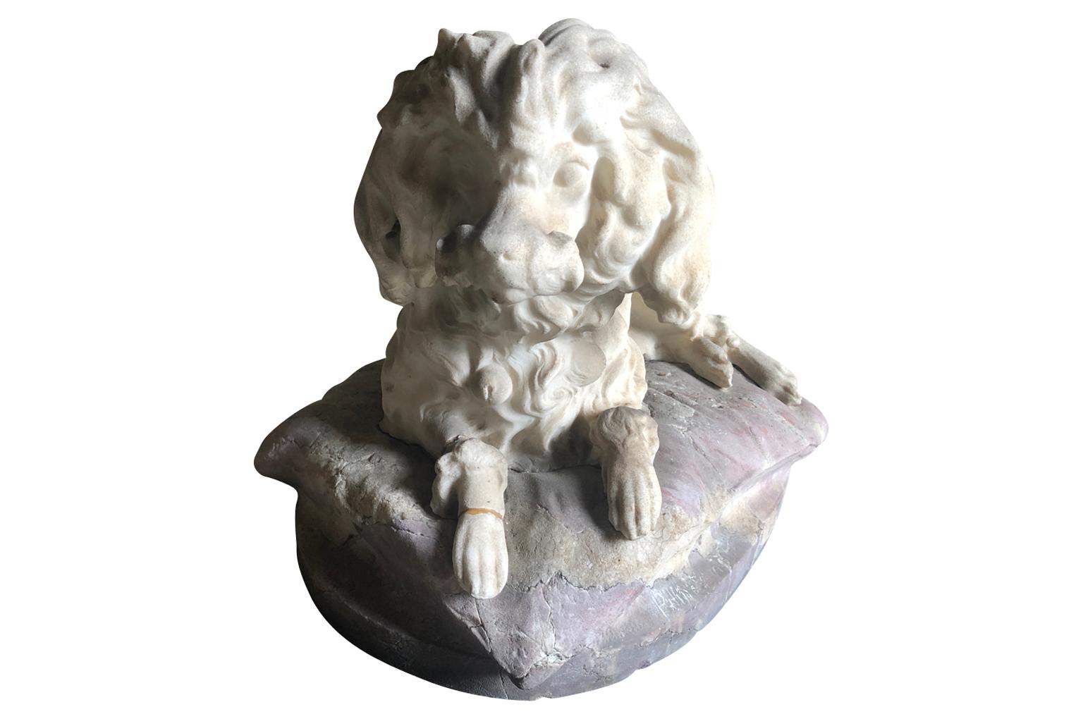 italienische Marmorstatue aus dem 19 (19. Jahrhundert)