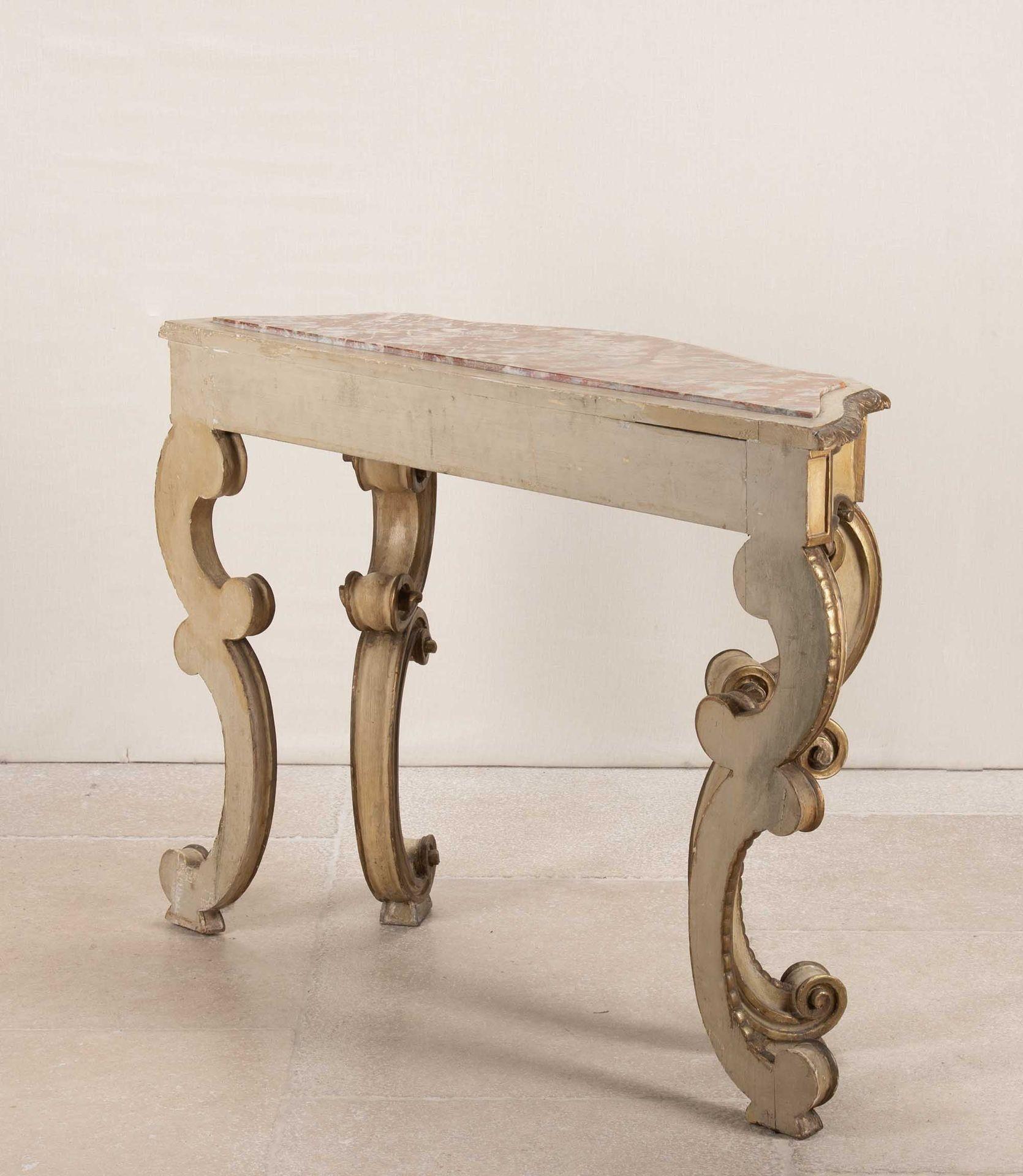 Country Tavolo consolle con piano in marmo italiano del XIX secolo in vendita