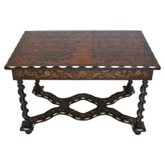 19th Century Italian Marquetry Center Table