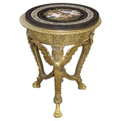 Table en micro-mosaïque italienne du XIXe siècle