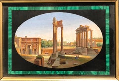 19th Century Italian Micromosaic of the Roman Forum