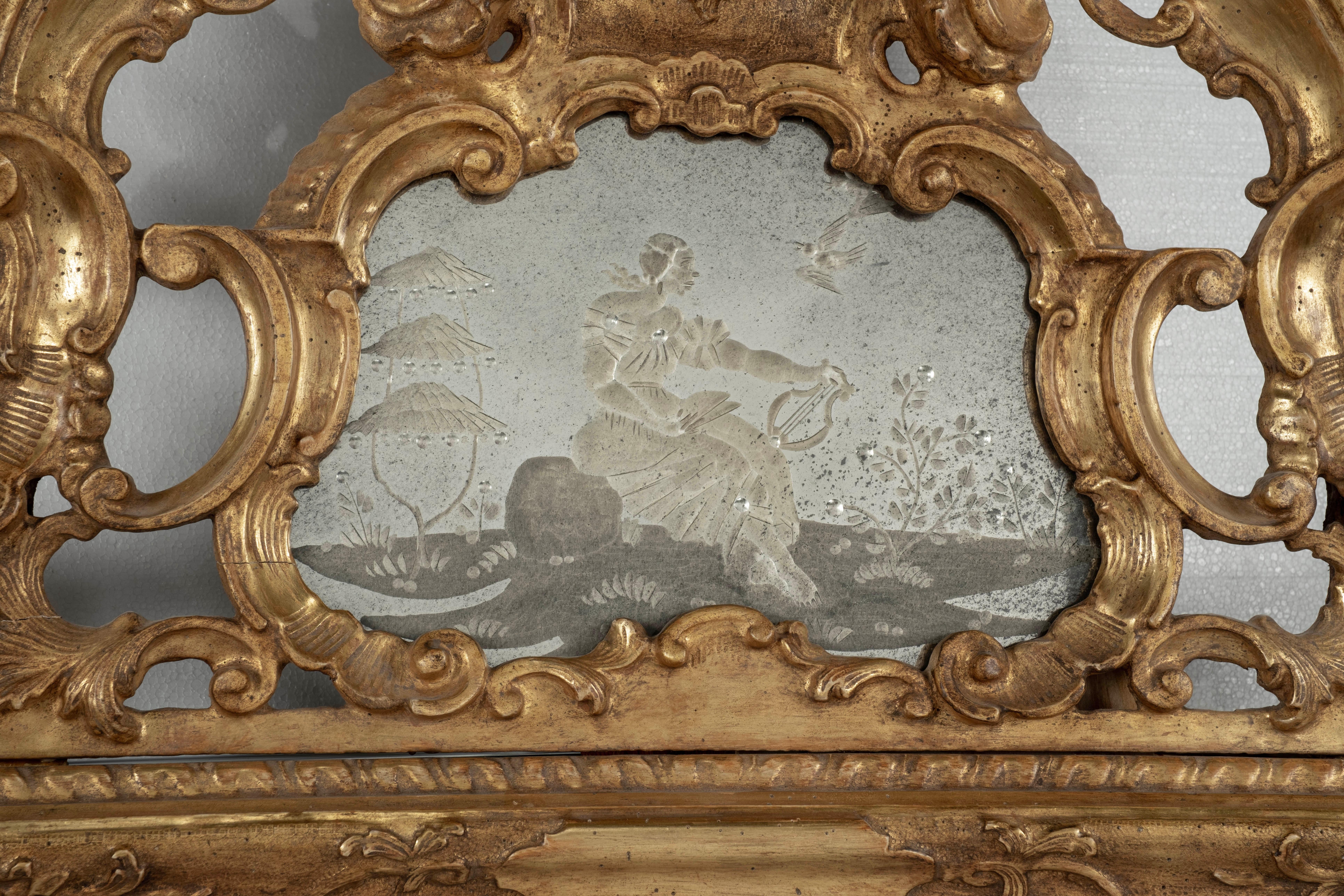 19th Century Italian Mirror For Sale 6