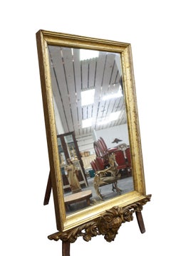 19th Century Italian Mirror with Cherub Head