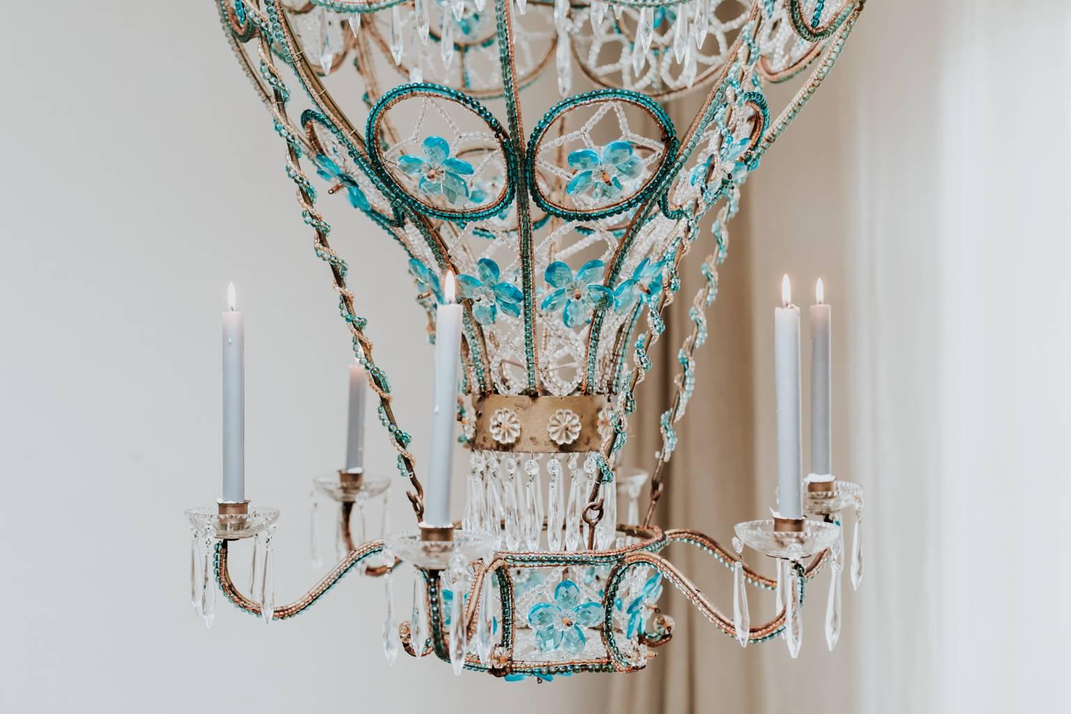 Stunning chandelier, quirky, unusual, perfect piece in every interior,
completely restored, new electricity, ready to shine!