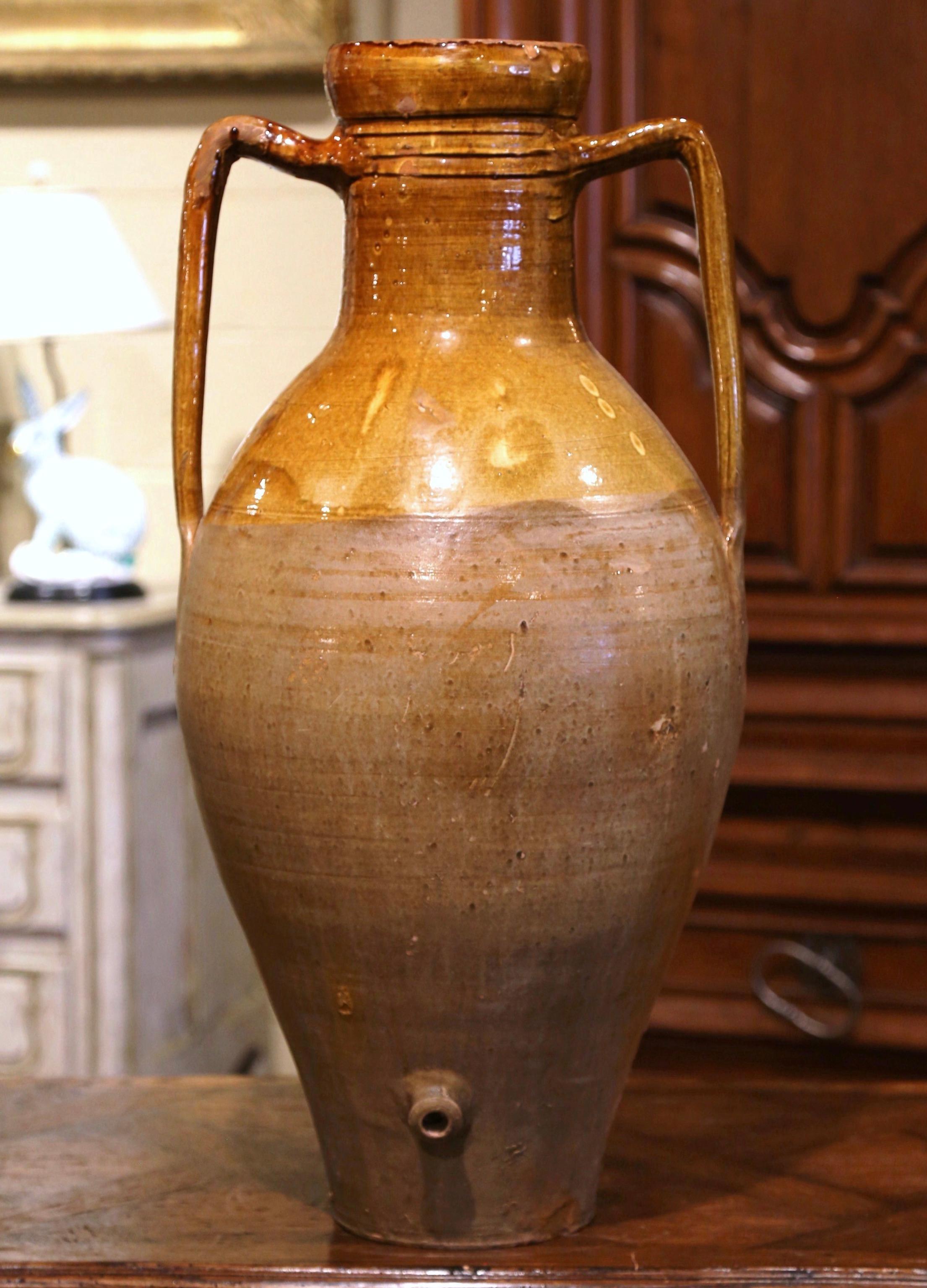 glazed - amphora - terracotta