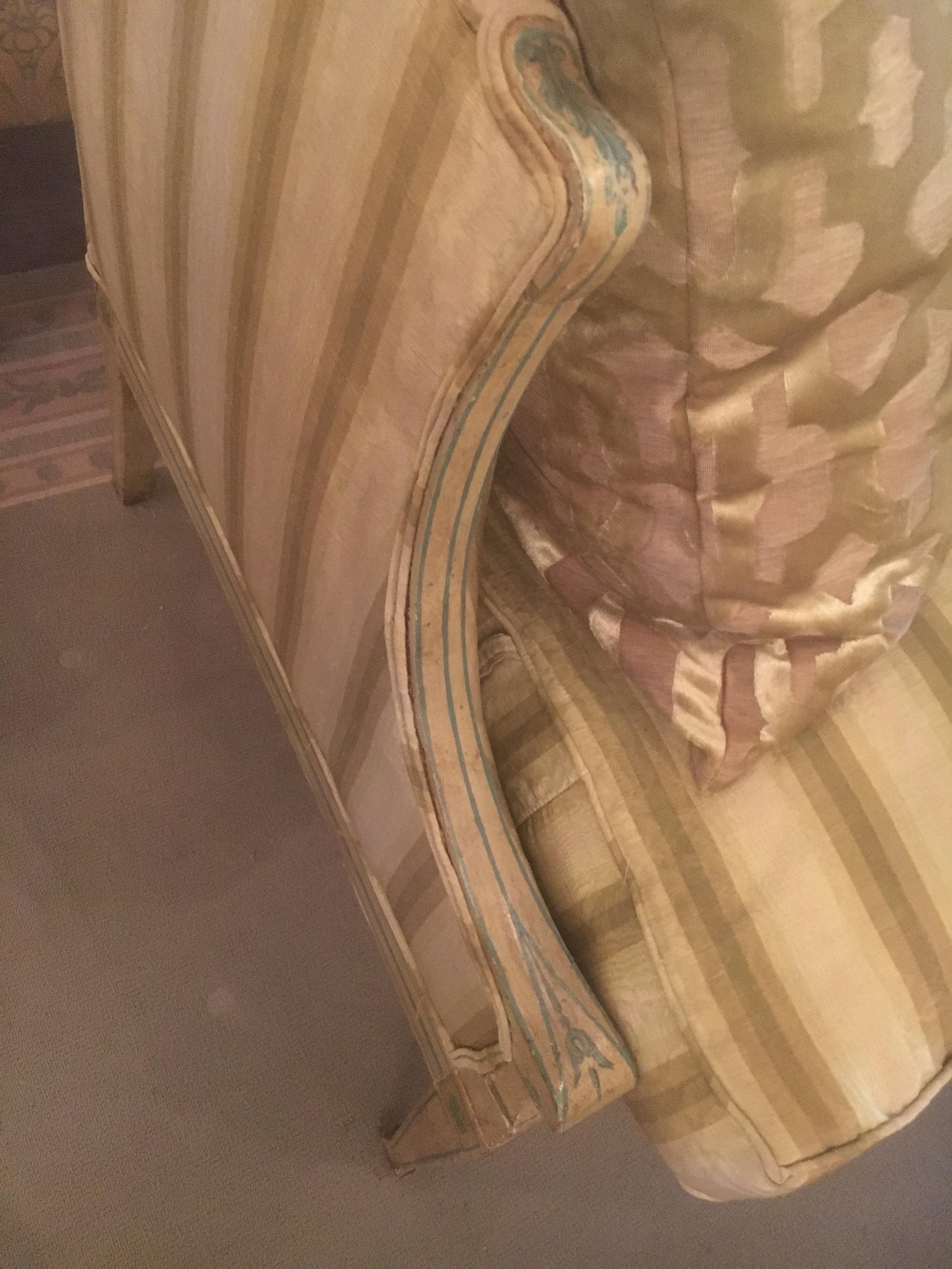 19th Century Italian Neoclassical Sofa with Painted Decoration 2