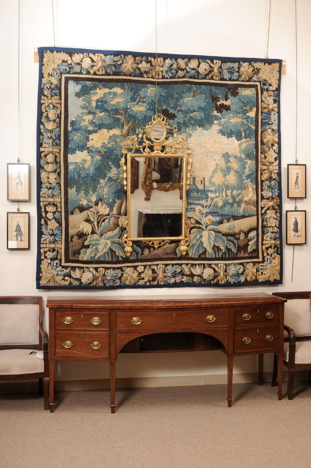 Specchio in legno dorato in stile neoclassico italiano del XIX secolo in vendita 4