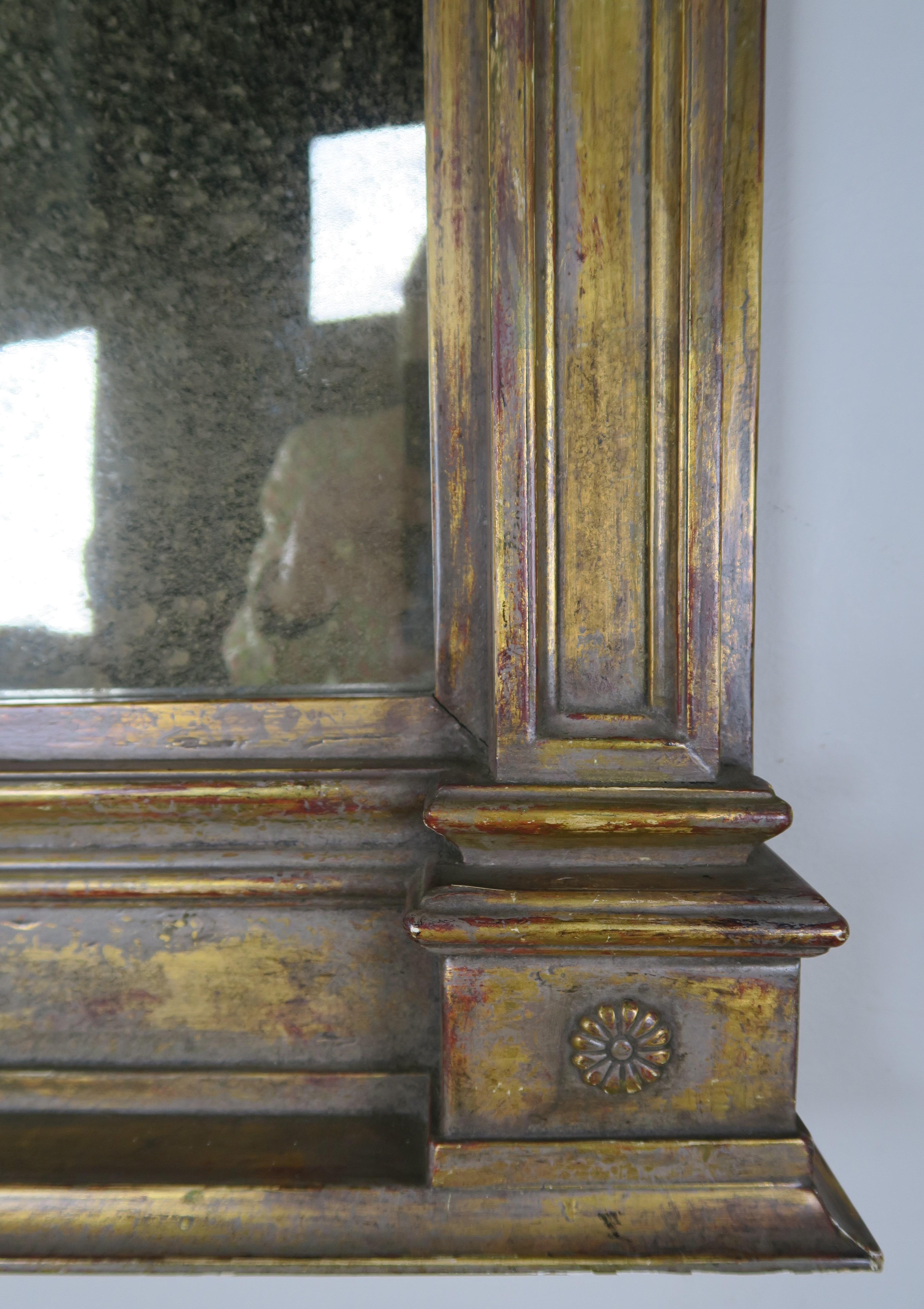19th Century Italian Neoclassical Style Giltwood Mirror 5