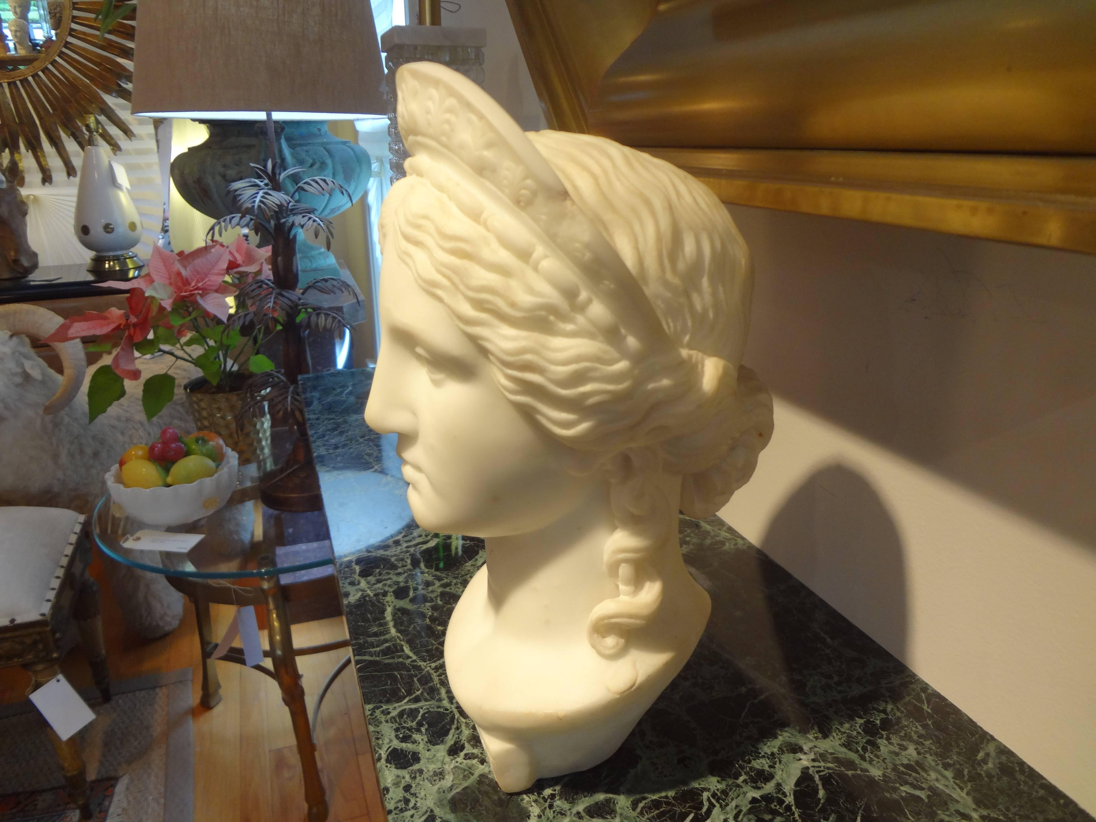 19th Century Italian Neoclassical Style Marble Bust 2