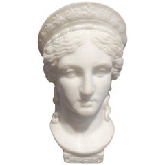 19th Century Italian Neoclassical Style Marble Bust