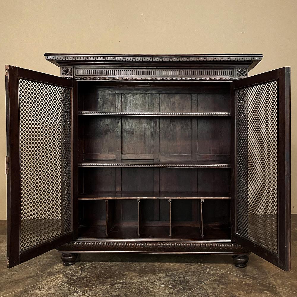 19th Century Italian Neoclassical Walnut Barrister's Bookcase 6