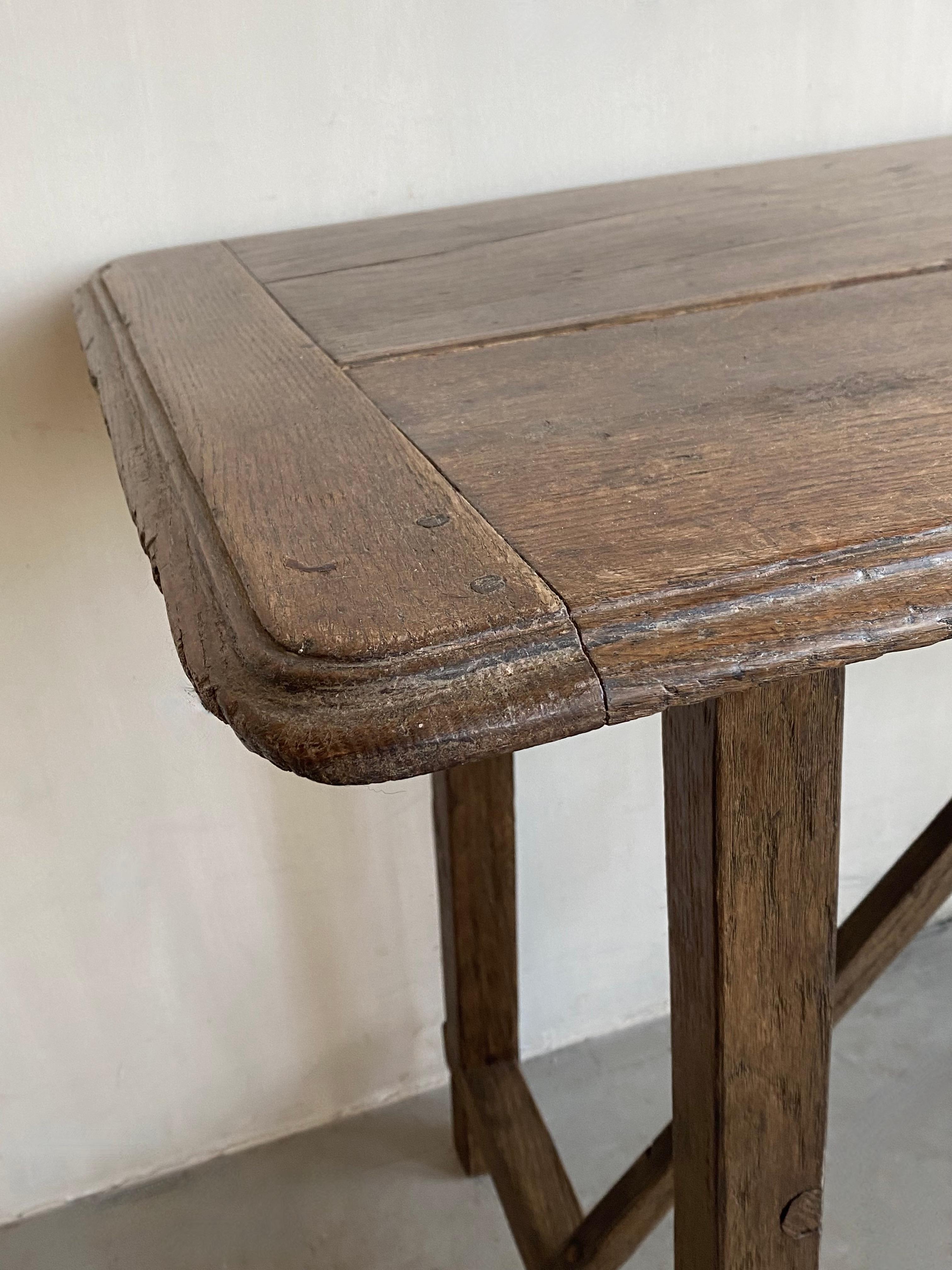 19th Century Italian Oak Console 4