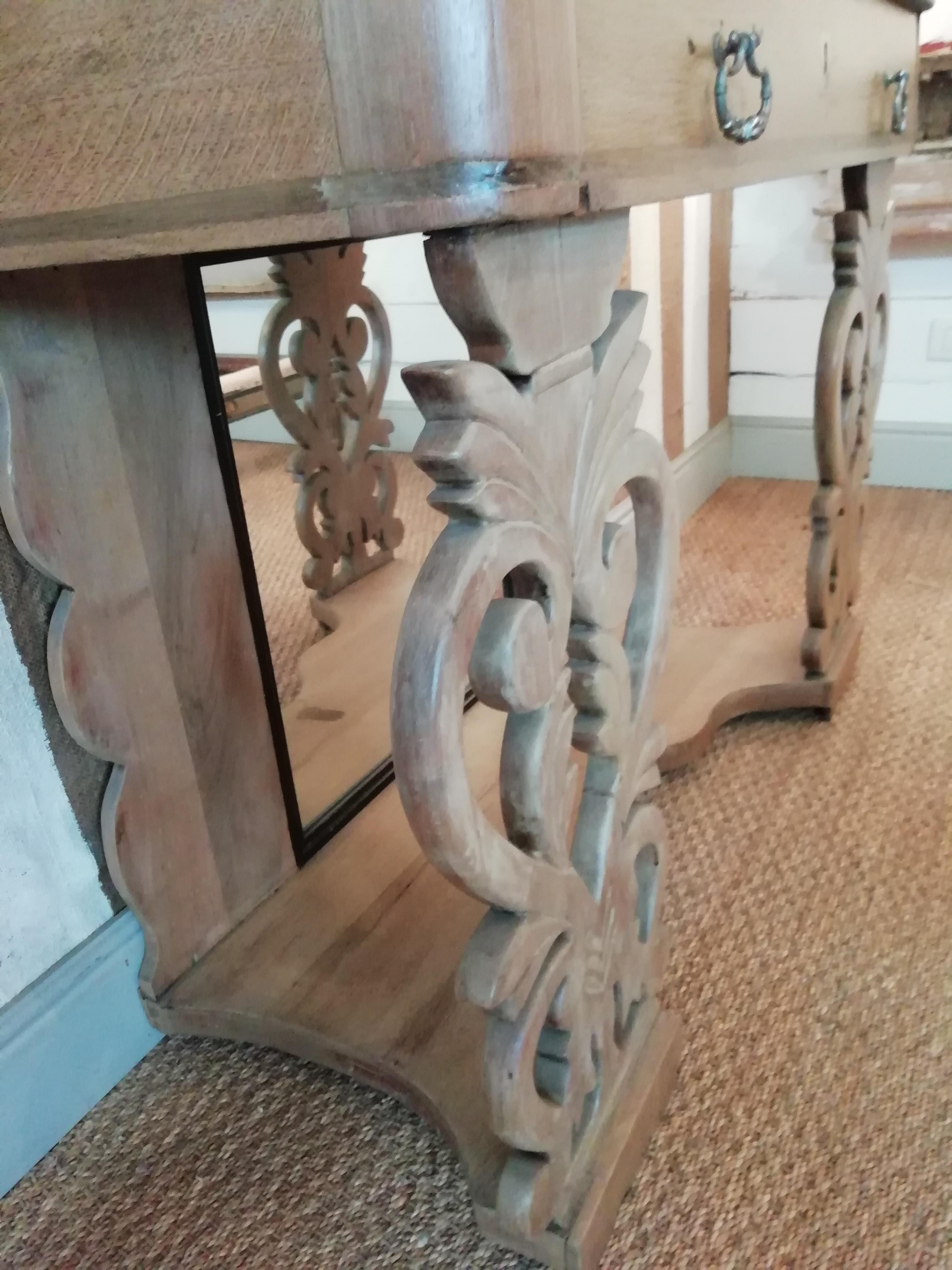 19th Century Italian Oak Wood Cupboard Sink with Drawers, 1890s im Angebot 3