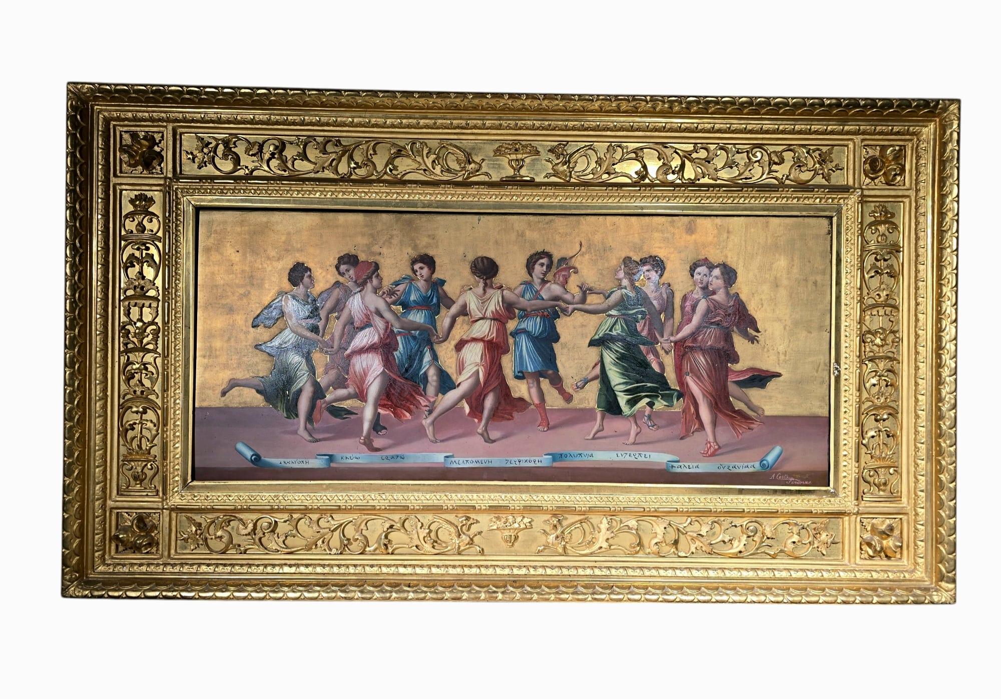 19th-Century Italian Oil Painting – 