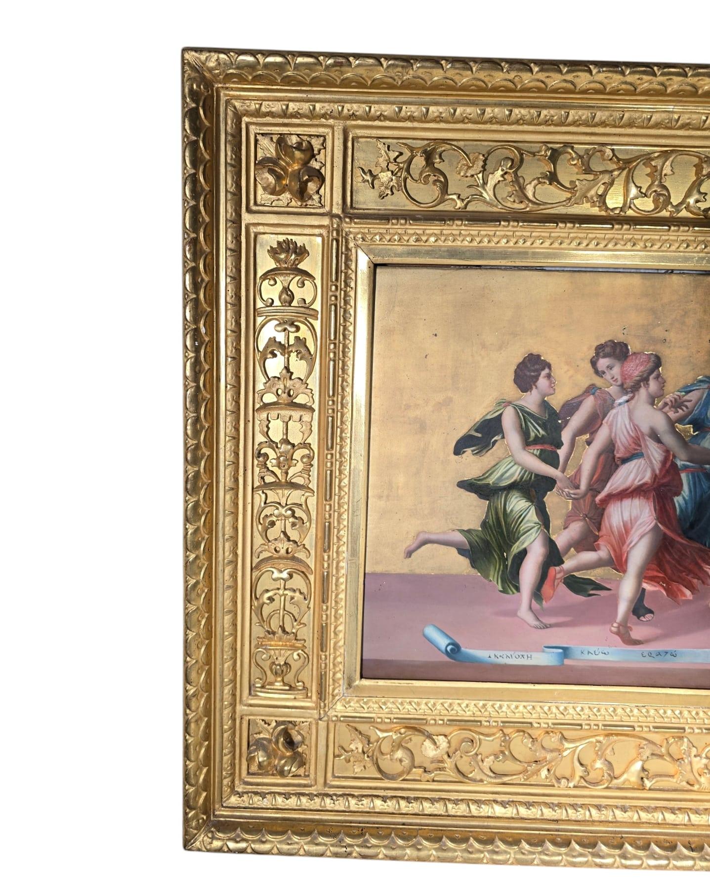 19th-Century Italian Oil Painting – 