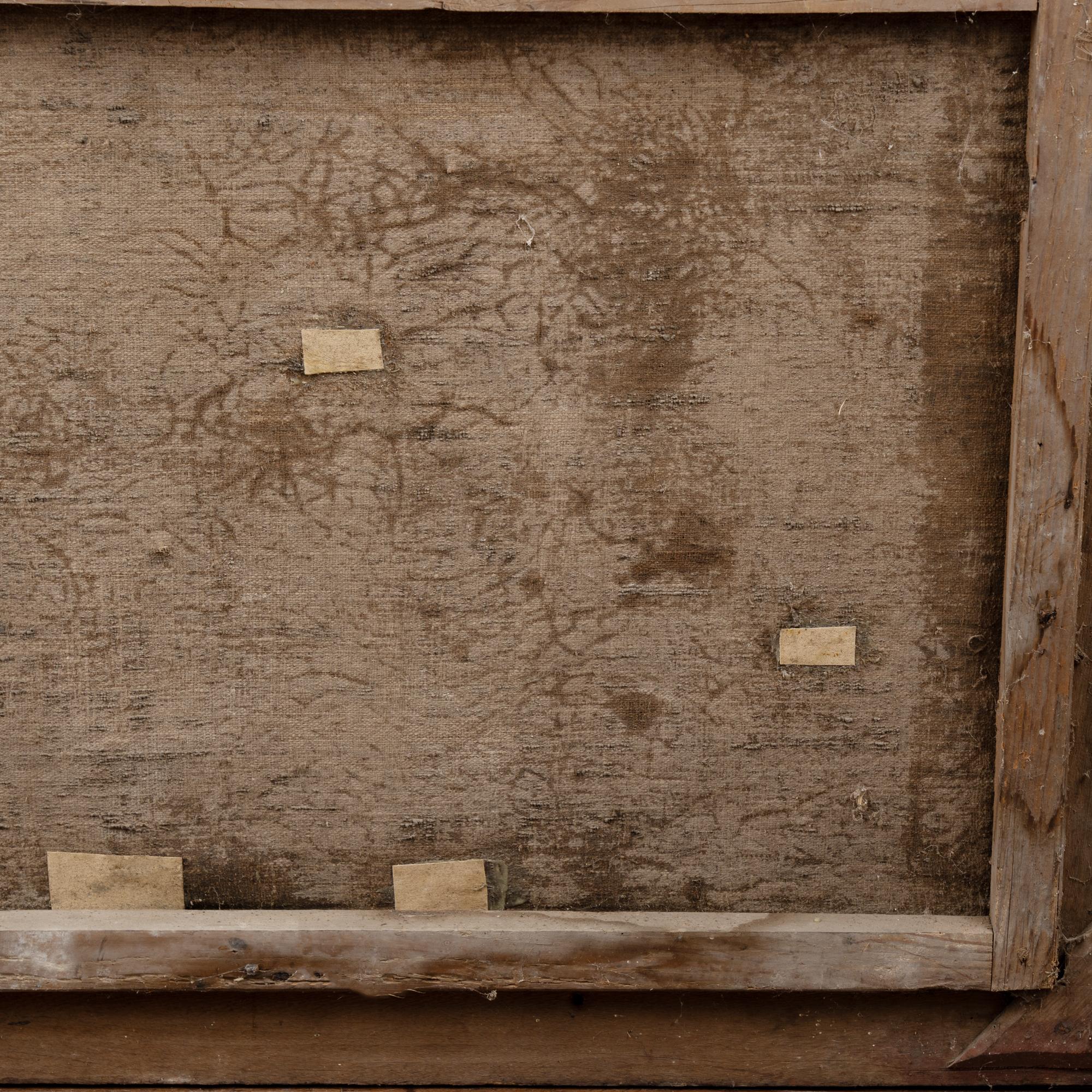 Italienisches Original-Ölgemälde auf Leinwand von Christus, der zum Kreuz getauft wird, 19. Jahrhundert im Angebot 16