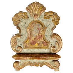19th Century Italian Painted and Parcel-Gilt Book Stand