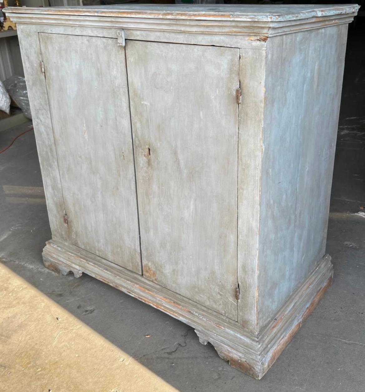 19th Century Italian Painted Cabinet For Sale 5