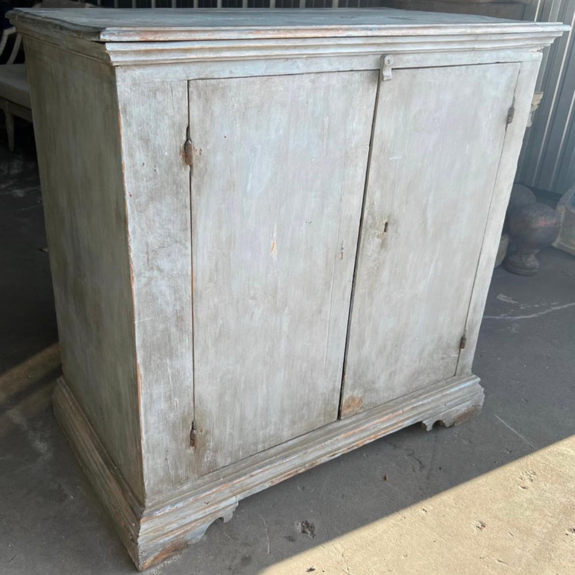 19th Century Italian Painted Cabinet For Sale 4