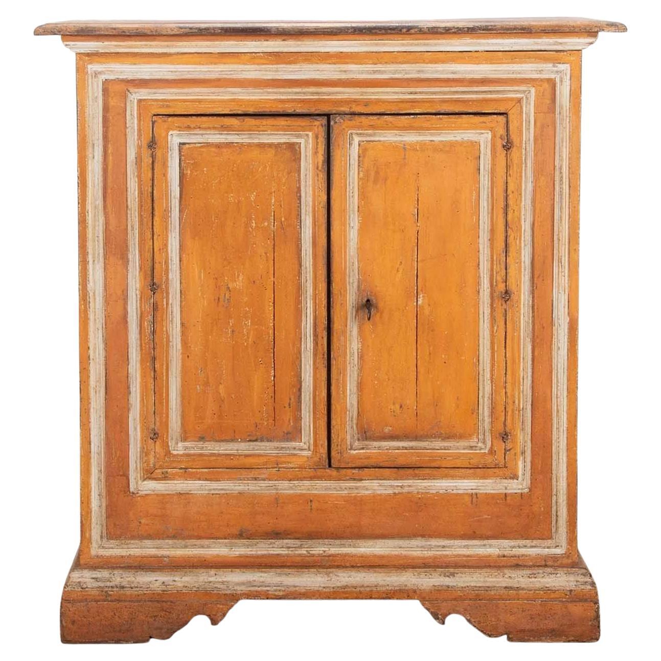 19th Century Italian Painted Cabinet