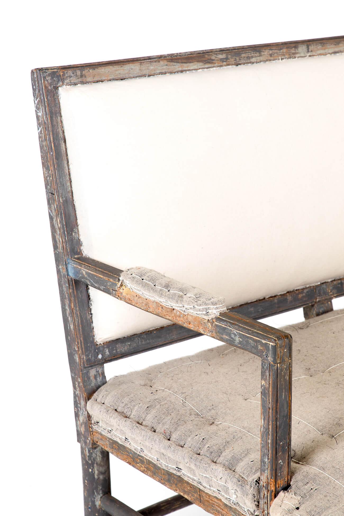 19th Century Italian Painted Canapes Sofa In Good Condition For Sale In Faversham, GB
