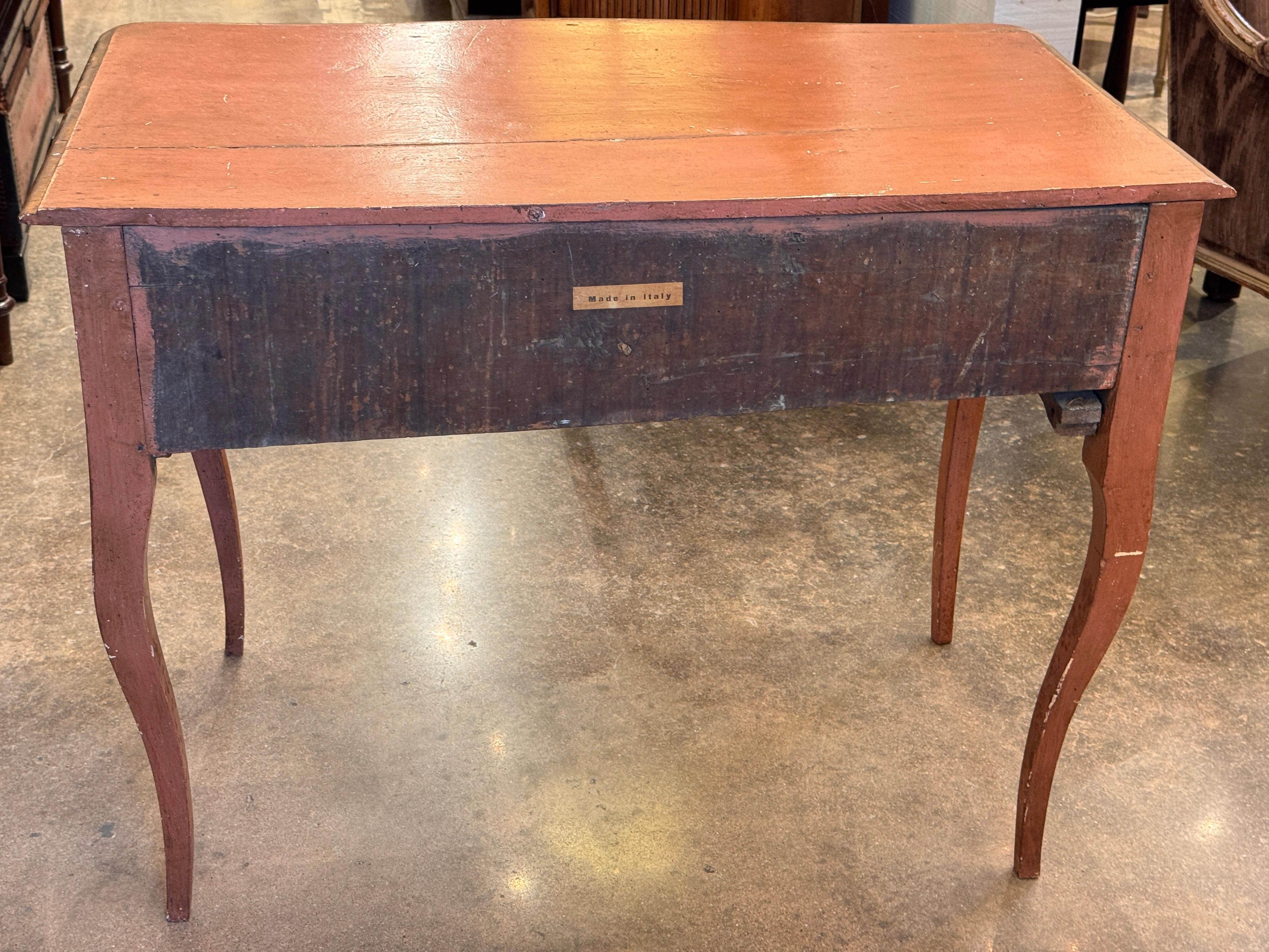 19th Century Italian Painted Console Table For Sale 8