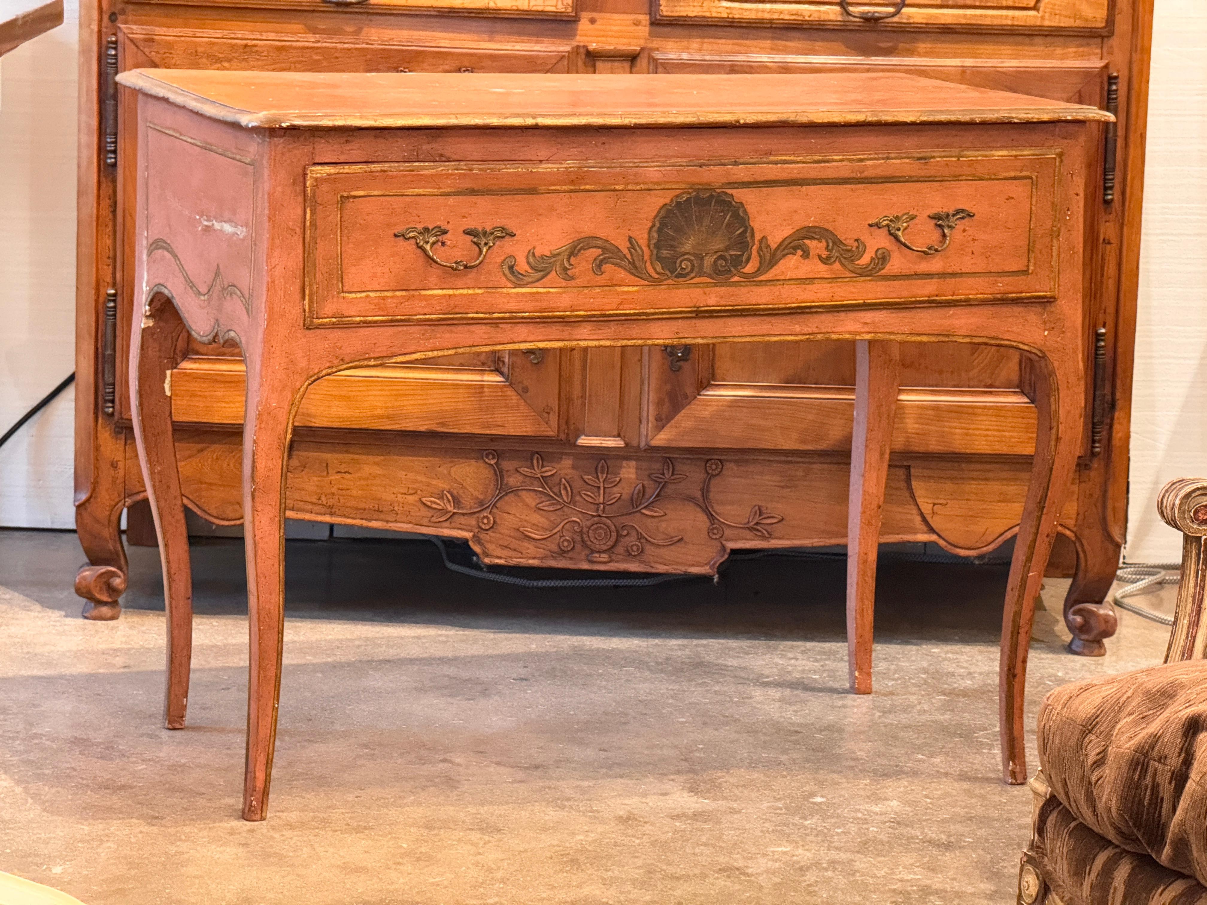 19th Century Italian Painted Console Table In Good Condition For Sale In Charlottesville, VA