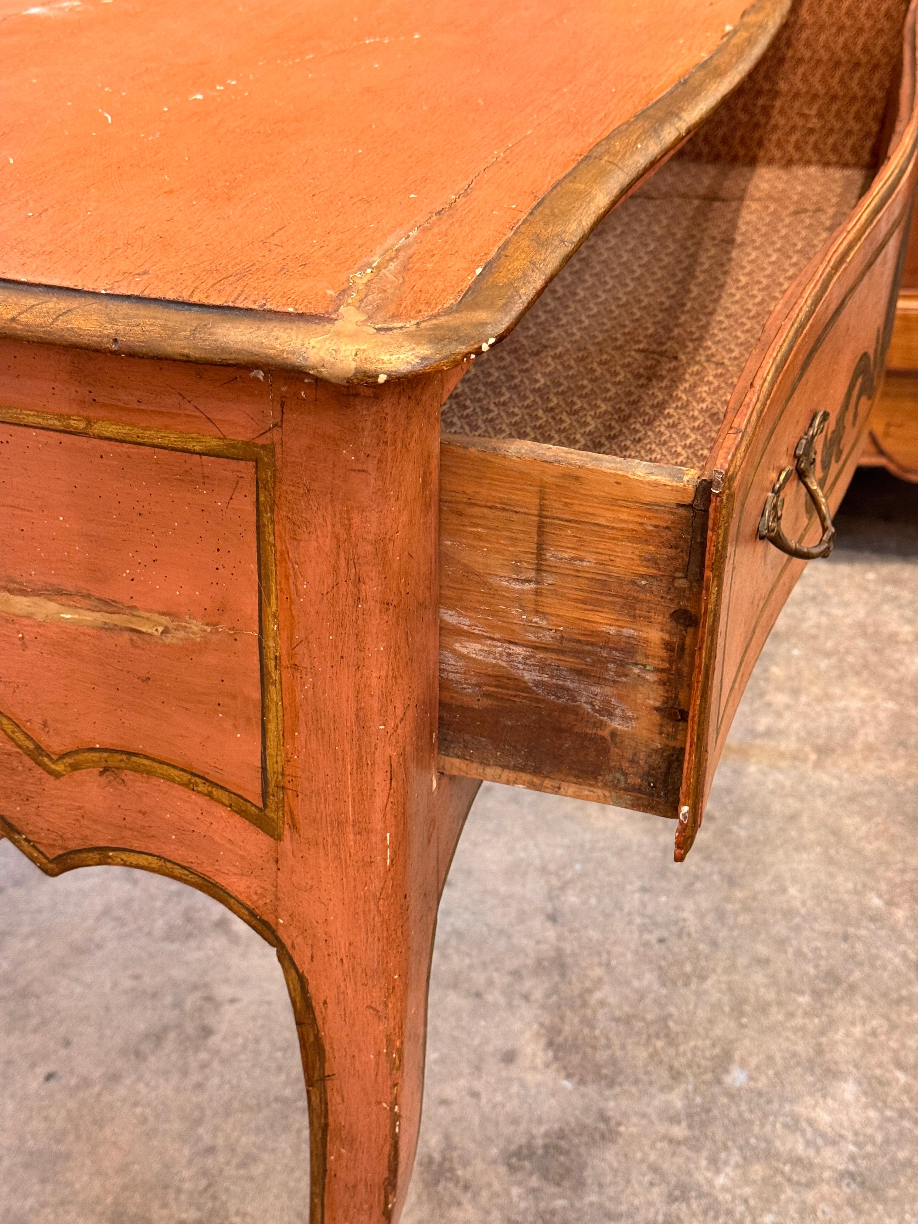 19th Century Italian Painted Console Table For Sale 4