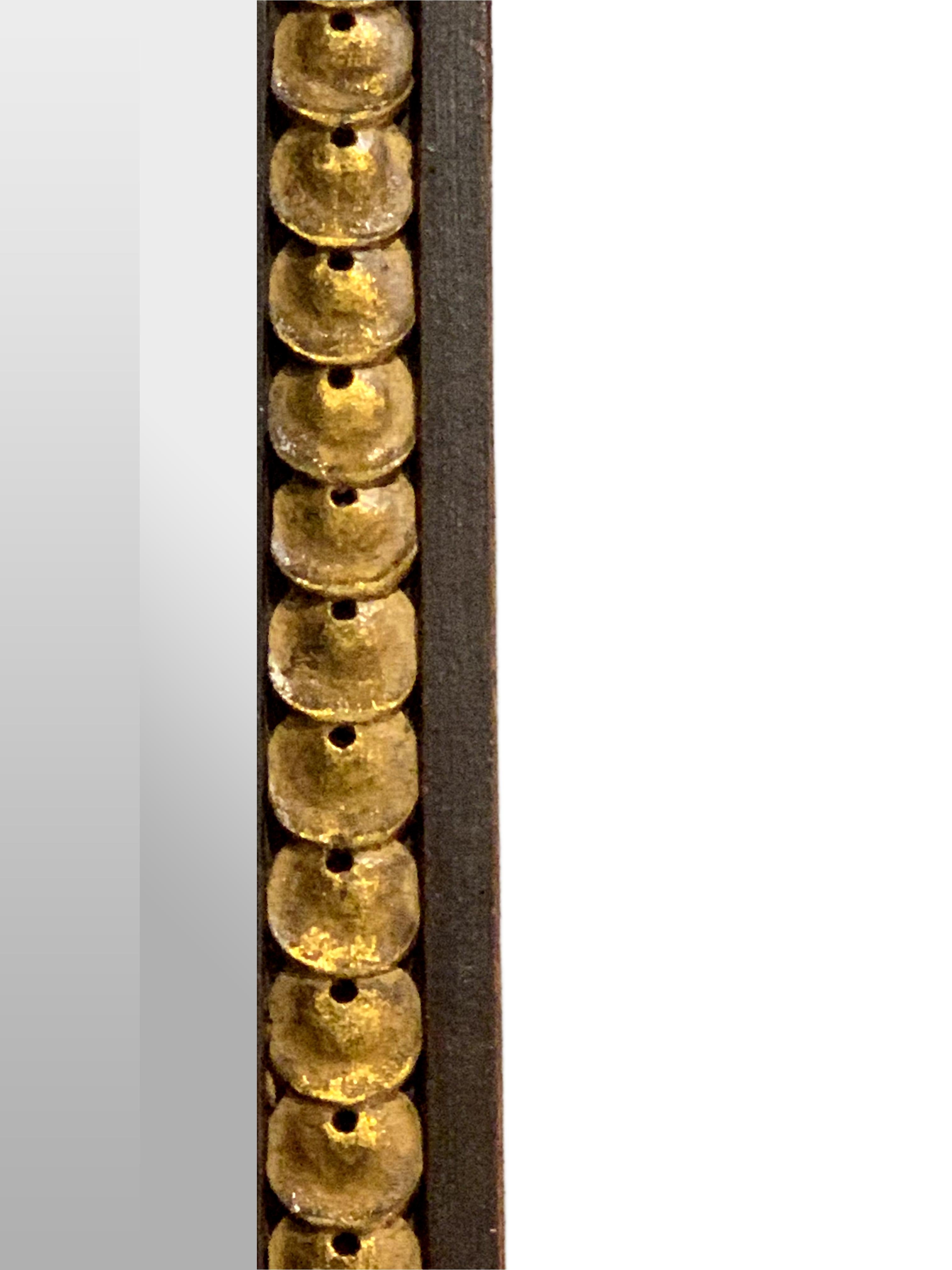 XIXe siècle Miroir italien du 19ème siècle en bois doré peint en vente