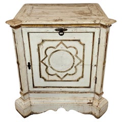 19th Century Italian Painted Single Door Cabinet 