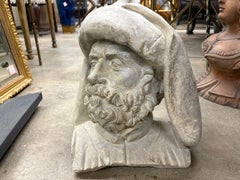 19th Century Italian Patinated Plaster Bust