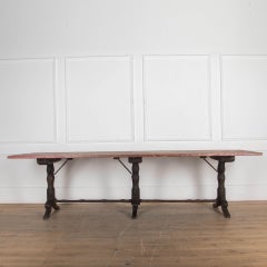 19th Century Italian Pedestal Dining Table