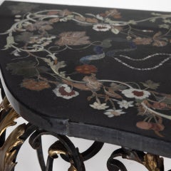 19th Century Italian Pietra Dura Console Table