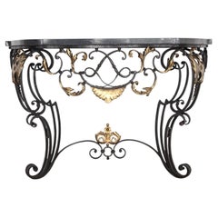19th Century Italian Pietra Dura Console Table