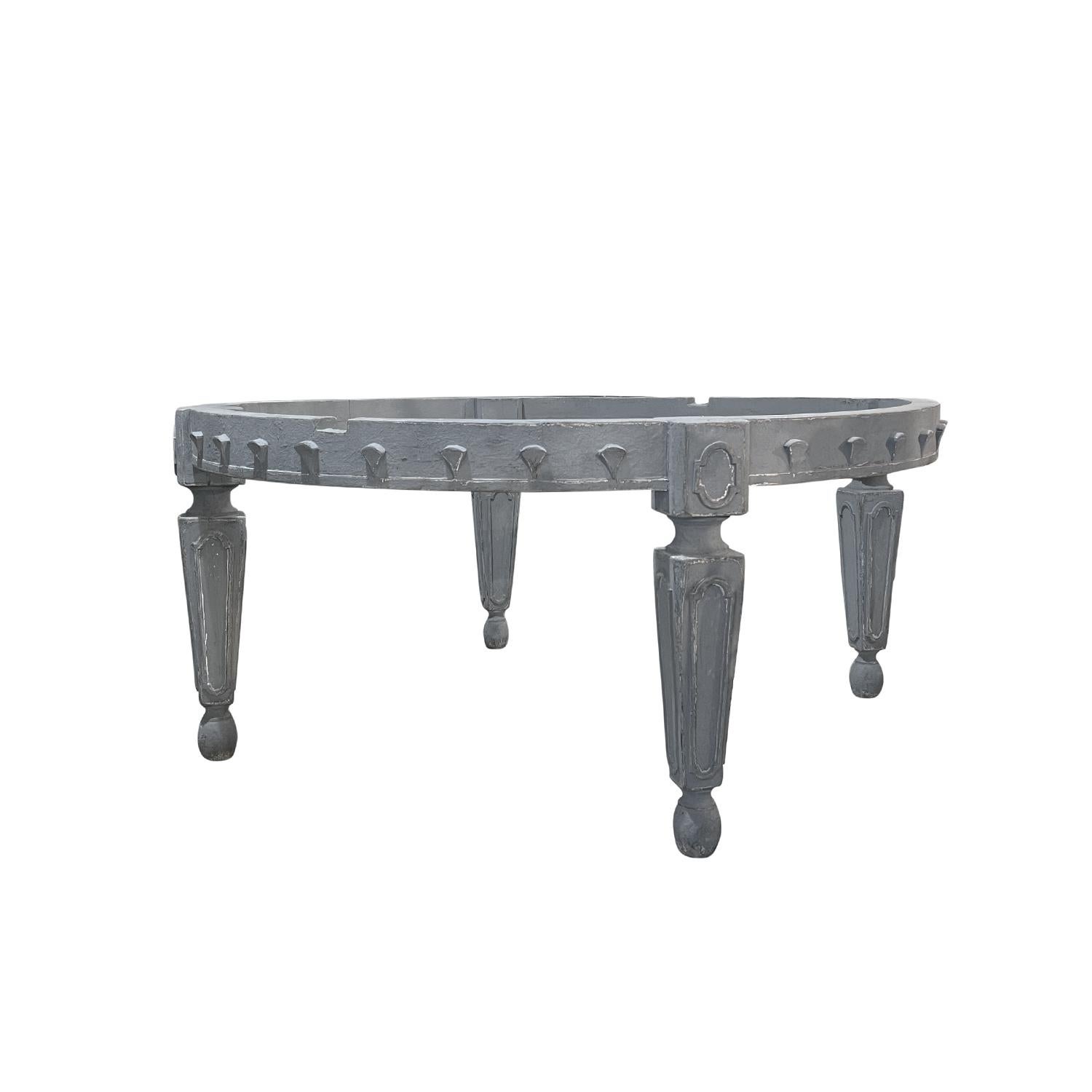 19th Century Italian Pine Dining Room Table - Antique Tuscan Conference Table For Sale 3