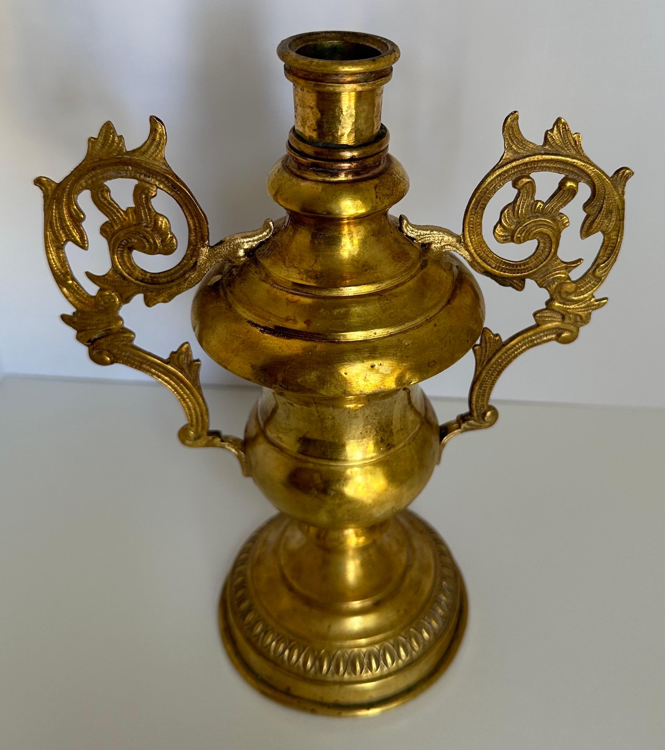 Hand-Crafted 19th Century Italian Porte Palma Altar Urn. For Sale