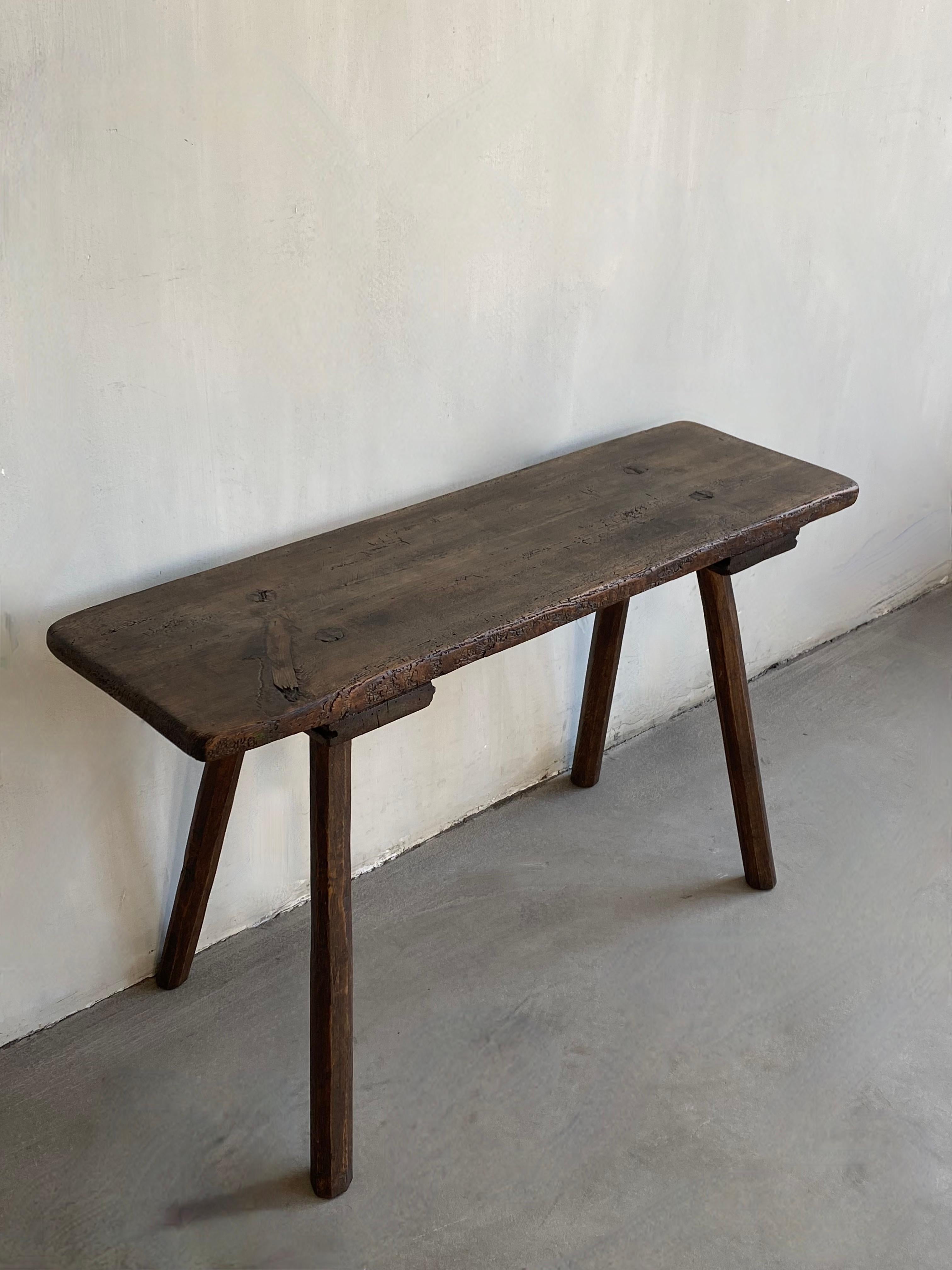 Banc primitif italien du 19ème siècle en vente 1