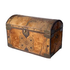 Cassapanca provinciale italiana del XIX secolo