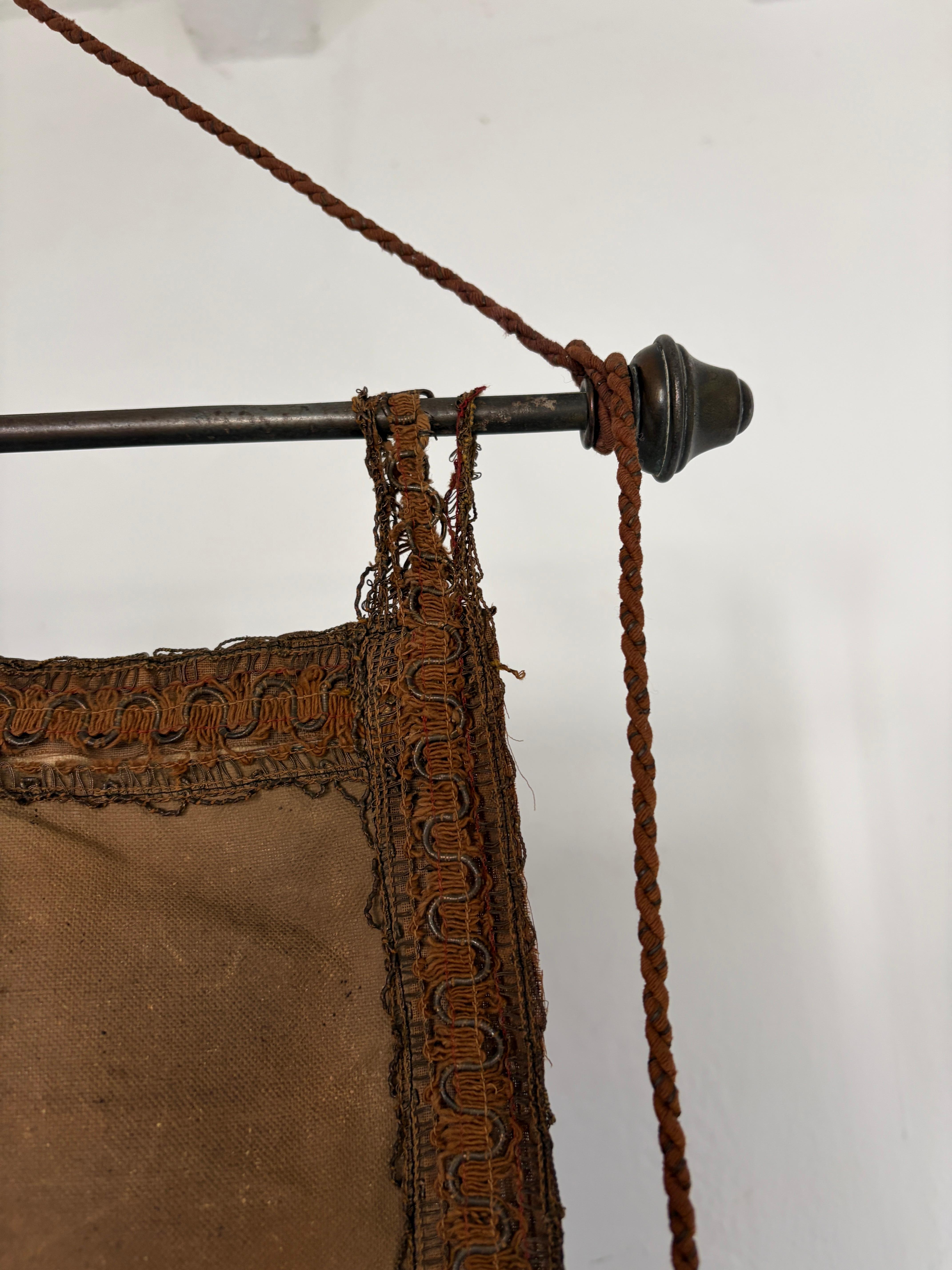 19. Jahrhundert Italienisch Religiöse Banner Maria Unbefleckte Empfängnis Quasten im Angebot 6