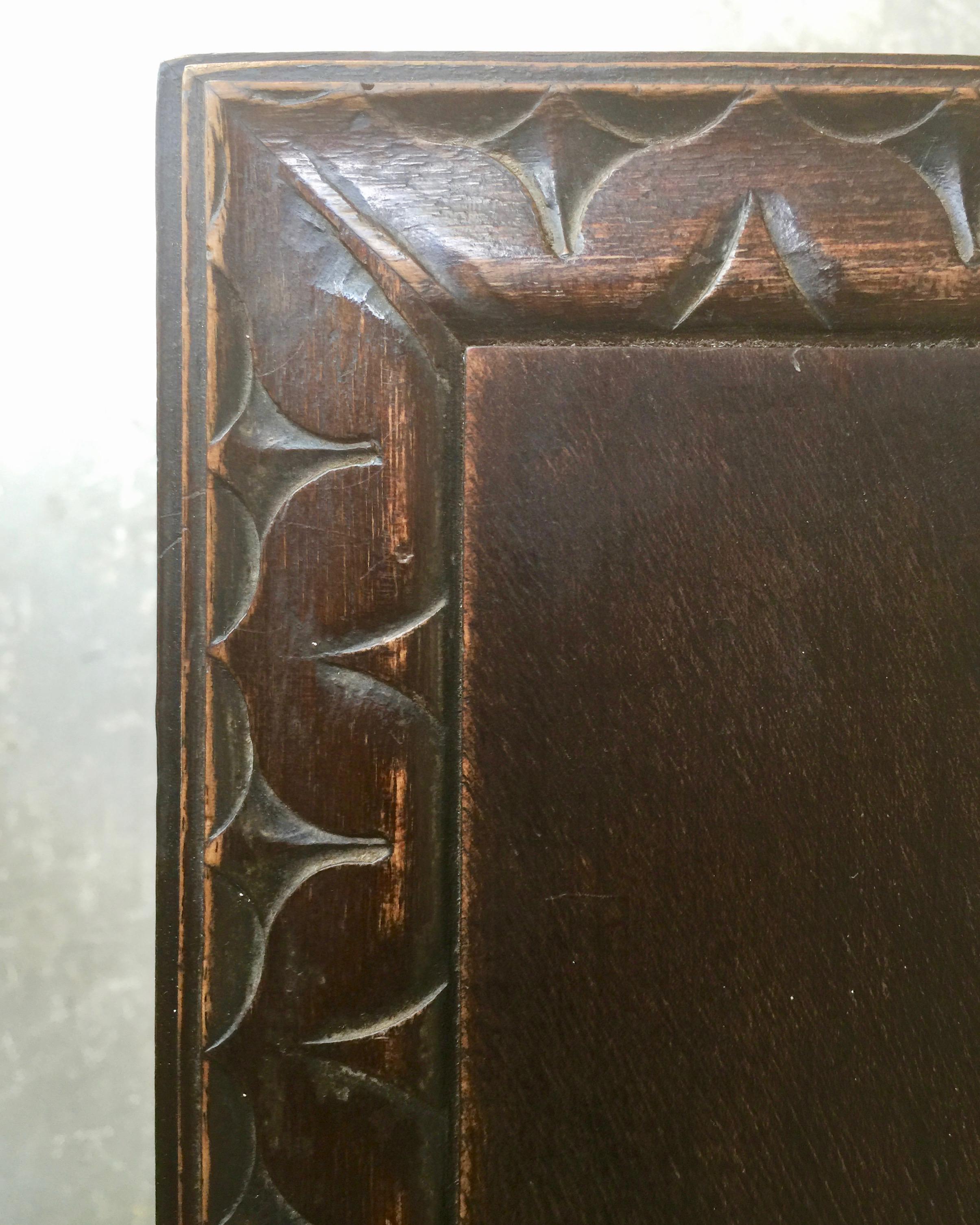 19th Century Italian Renaissance Revival Walnut Library Table In Good Condition In Charleston, SC