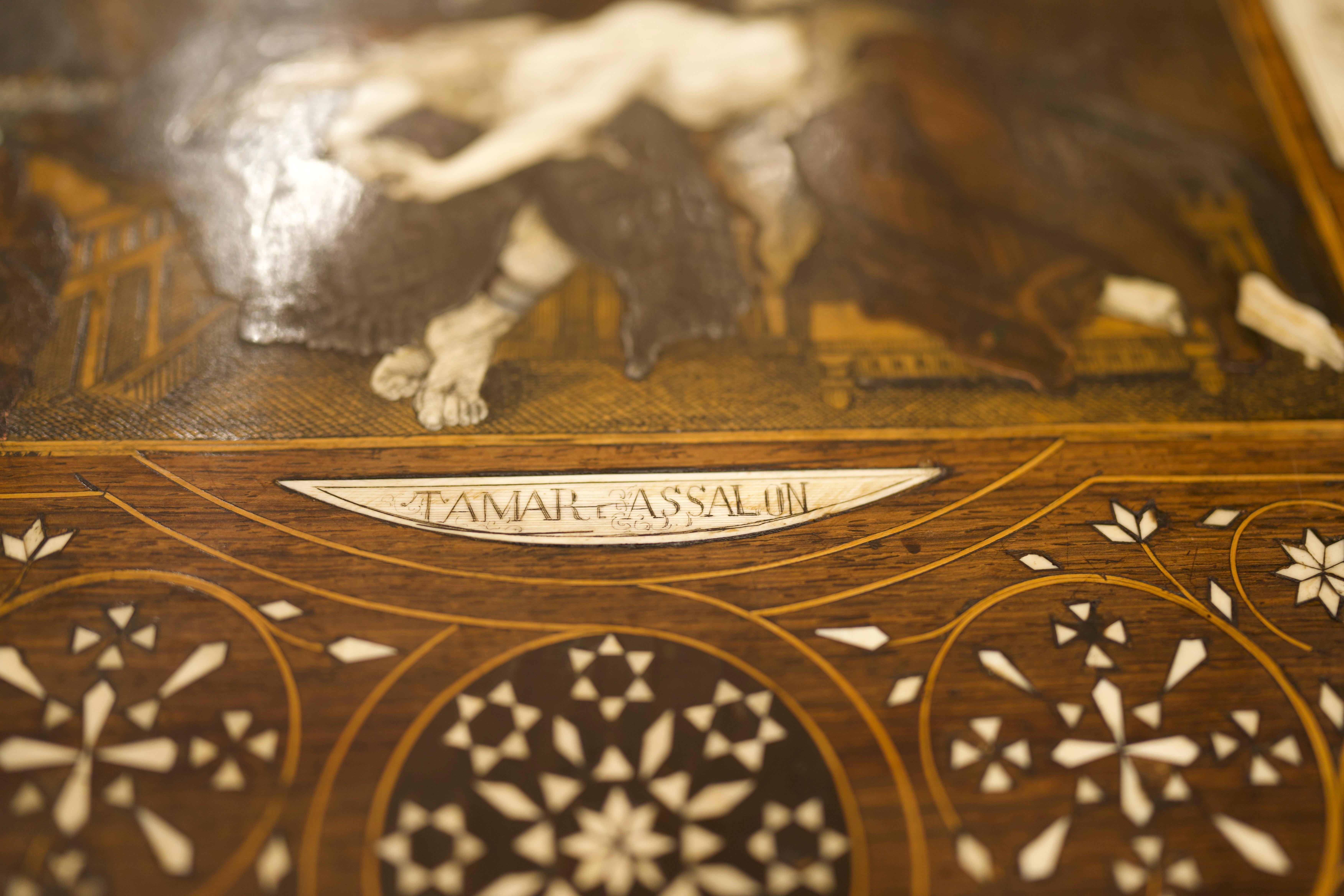 19th Century Italian Renaissance Style Inlay Centre Table For Sale 1