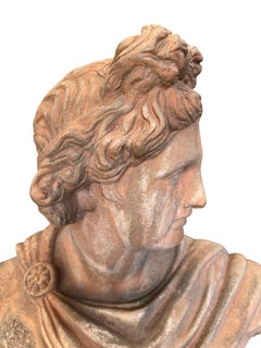 19th Century Italian Renaissance Style Terracotta Bust of Apollo