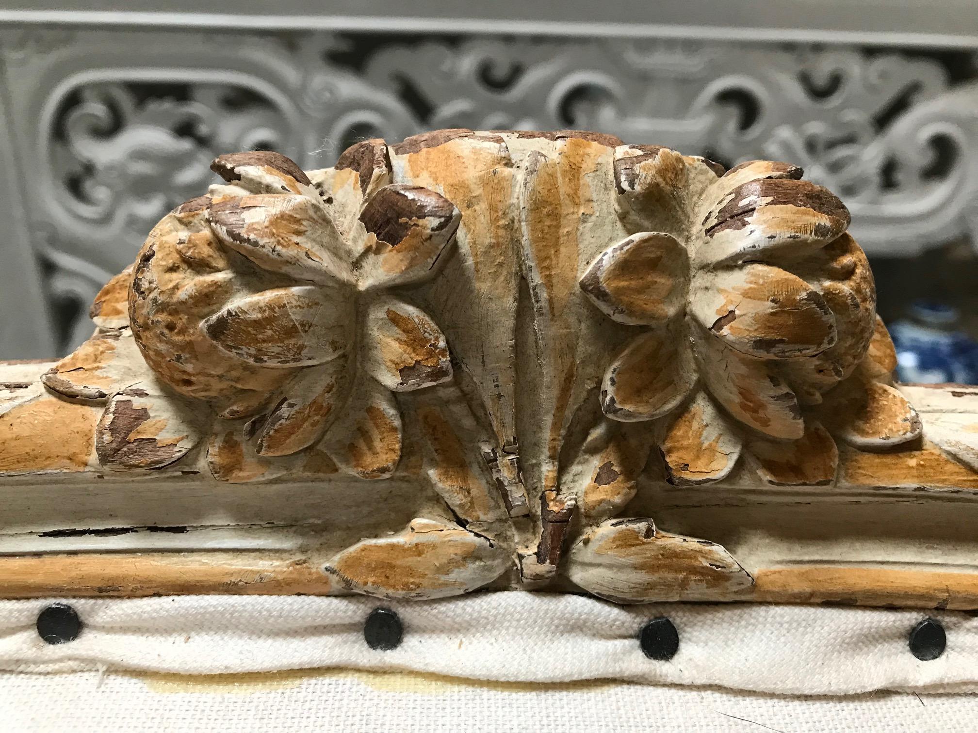 Canapé rococo italien du 19ème siècle Excellent état - En vente à Dallas, TX