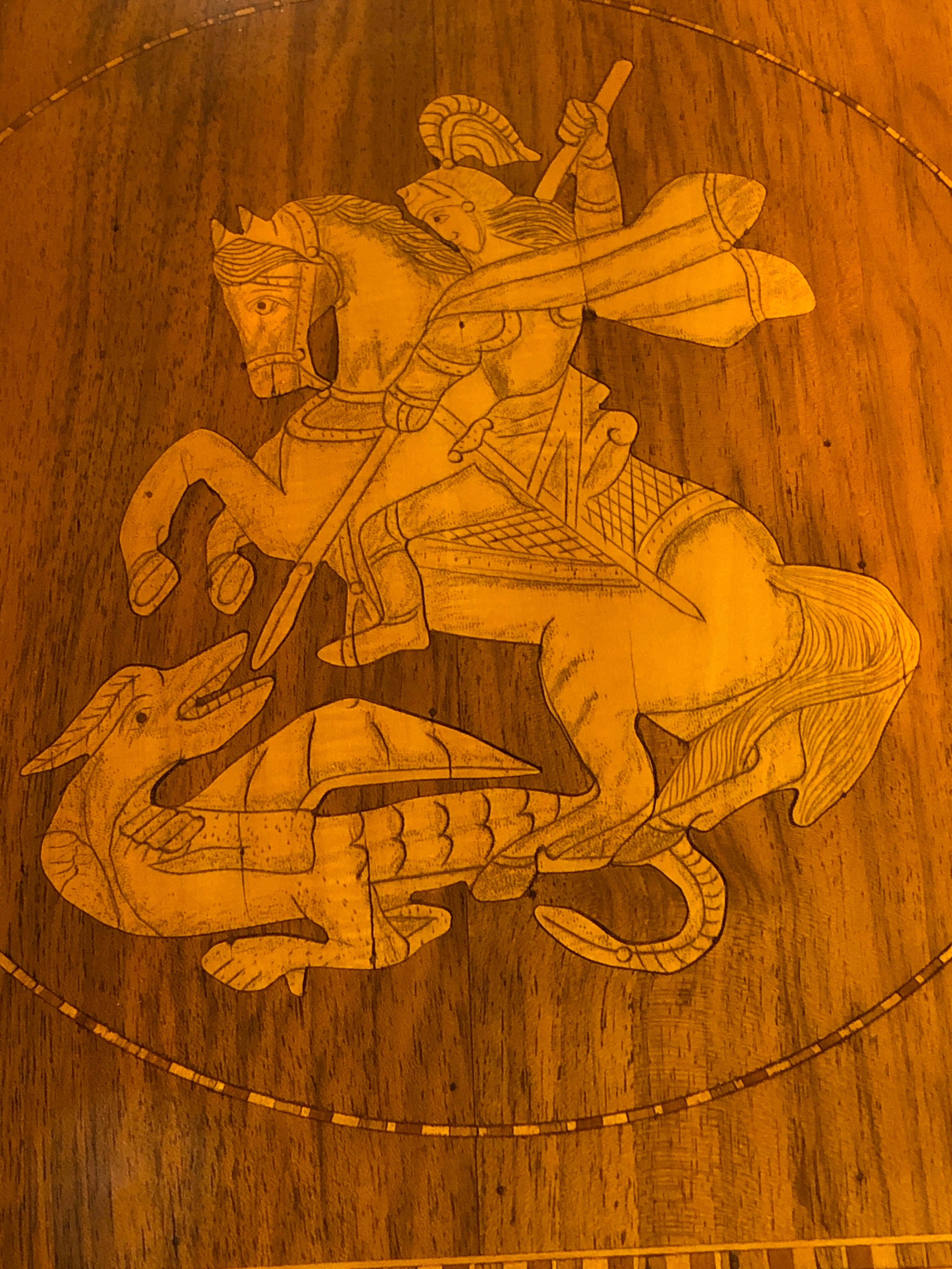 italian inlay table