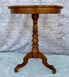 19th Century Italian Round Sorento Side Table