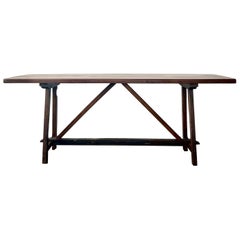 19th century Italian Rustic Oak Console