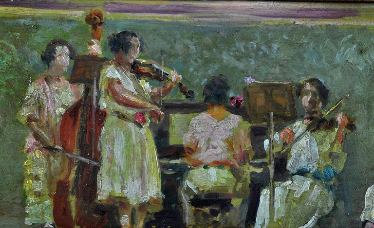 19th Century Italian School – The Orchestra – Italienische antike ...