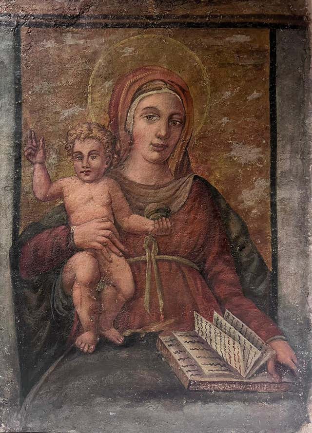 Red Renaissance Painitng Renaissance style - Portrait of Saint Catherine Medieval Renaissance ...